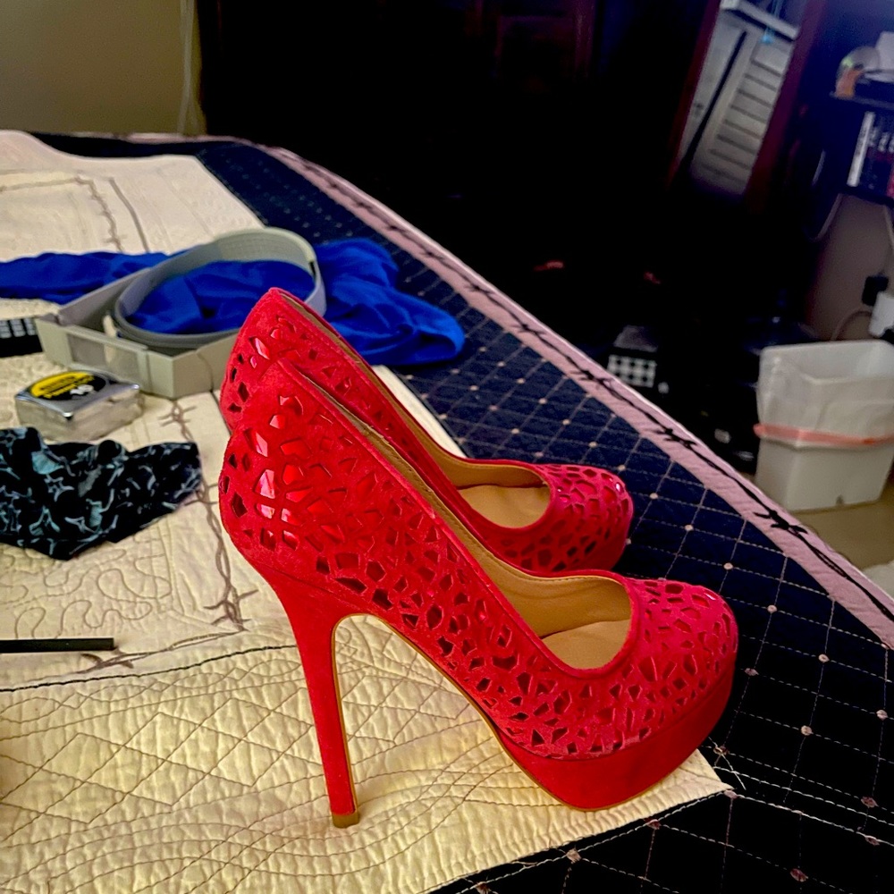 Red Stiletto heels